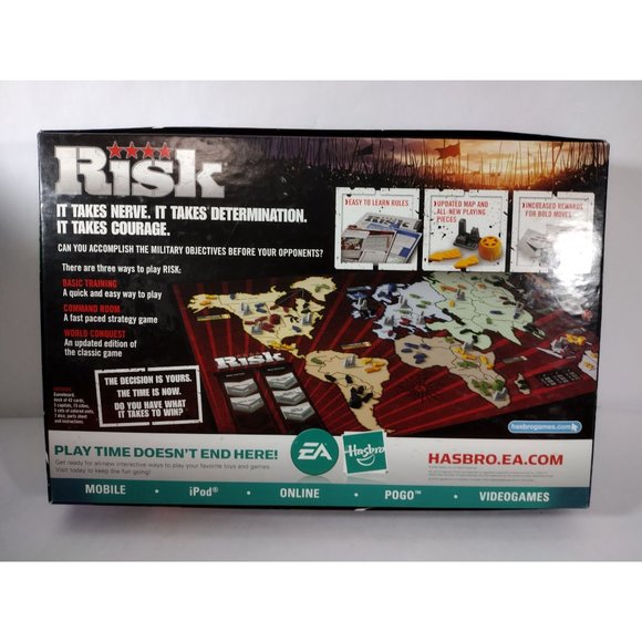 Risk Board Game 2008 Hasbro Parker Brothers Strategy Game Complete - Picture 12 of 16